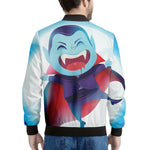 Cute Dracula Print Men's Bomber Jacket
