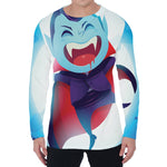 Cute Dracula Print Men's Long Sleeve T-Shirt