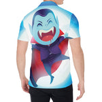 Cute Dracula Print Men's Shirt