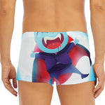 Cute Dracula Print Men's Short Boxer Briefs