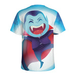 Cute Dracula Print Men's Sports T-Shirt