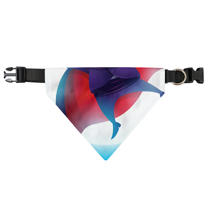 Cute Dracula Print Over The Collar Dog Bandana