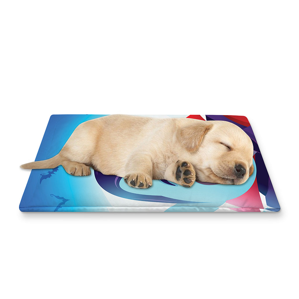 Cute Dracula Print Pet Cooling Mat Cover