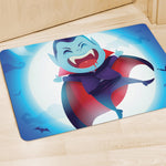 Cute Dracula Print Polyester Doormat