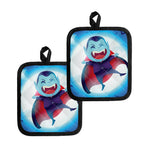 Cute Dracula Print Pot Holders