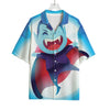 Cute Dracula Print Rayon Hawaiian Shirt