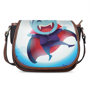 Cute Dracula Print Saddle Bag