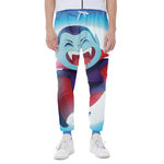 Cute Dracula Print Scuba Joggers