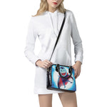 Cute Dracula Print Shoulder Handbag