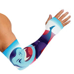 Cute Dracula Print Sun Protection Arm Sleeves