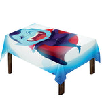 Cute Dracula Print Tablecloth