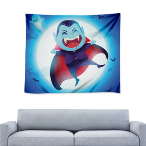 Cute Dracula Print Tapestry