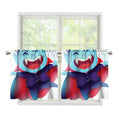 Cute Dracula Print Tier Curtains