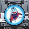 Cute Dracula Print Tire Cover