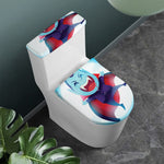 Cute Dracula Print Toilet Lid And Tank Cover Set