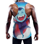 Cute Dracula Print Training Tank Top