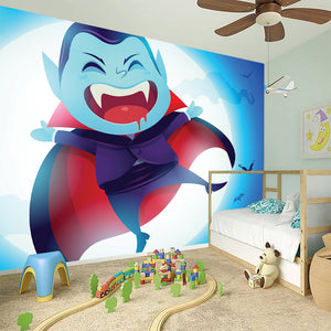 Cute Dracula Print Wall Sticker