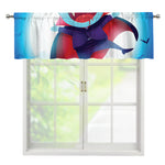 Cute Dracula Print Window Valance