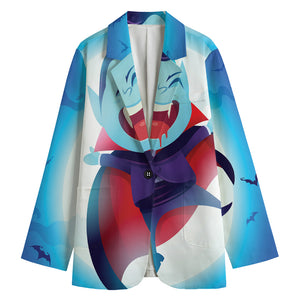 Cute Dracula Print Women's Blazer