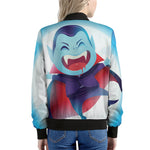 Cute Dracula Print Women's Bomber Jacket