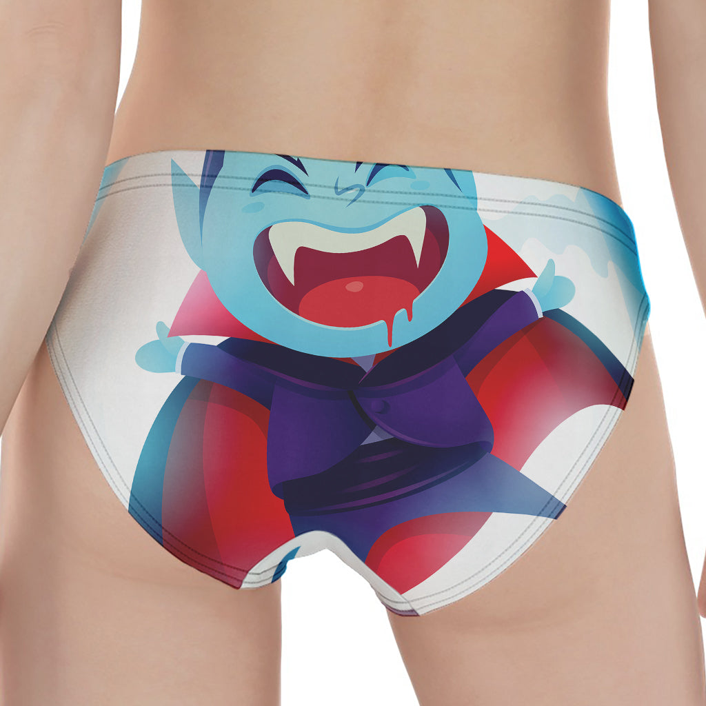 Cute Dracula Print Women's Panties