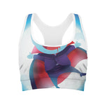 Cute Dracula Print Women's Sports Bra