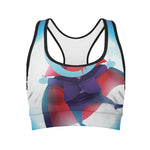 Cute Dracula Print Women's Sports Bra