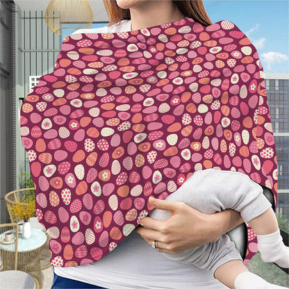 Cute Easter Eggs Pattern Print Baby Seat Cover