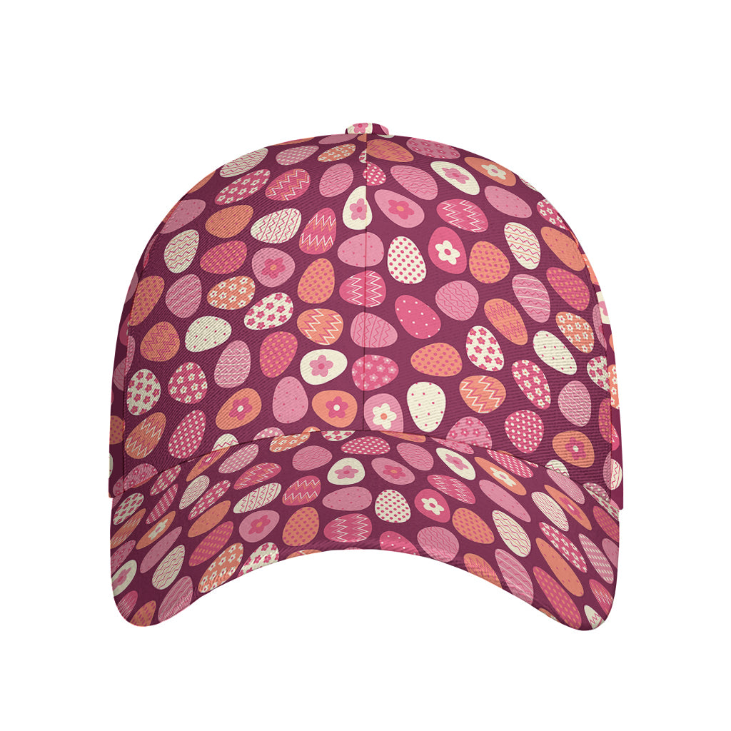 Cute Easter Eggs Pattern Print Baseball Cap