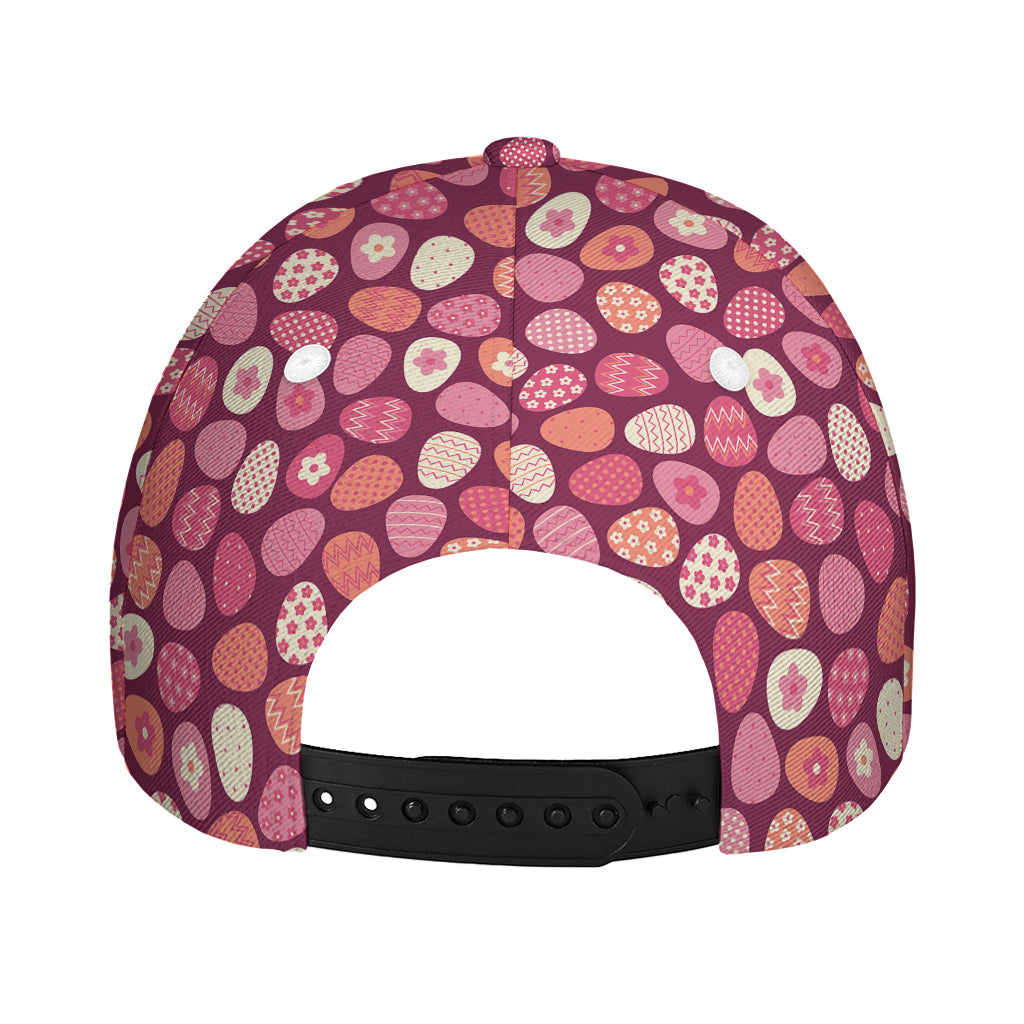 Cute Easter Eggs Pattern Print Baseball Cap