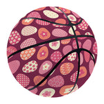 Cute Easter Eggs Pattern Print Basketball