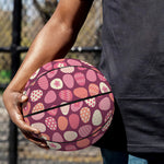 Cute Easter Eggs Pattern Print Basketball