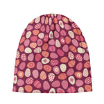 Cute Easter Eggs Pattern Print Beanie
