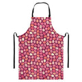 Cute Easter Eggs Pattern Print Bib Apron With Pocket