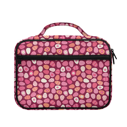 Cute Easter Eggs Pattern Print Briefcase Bible Bag