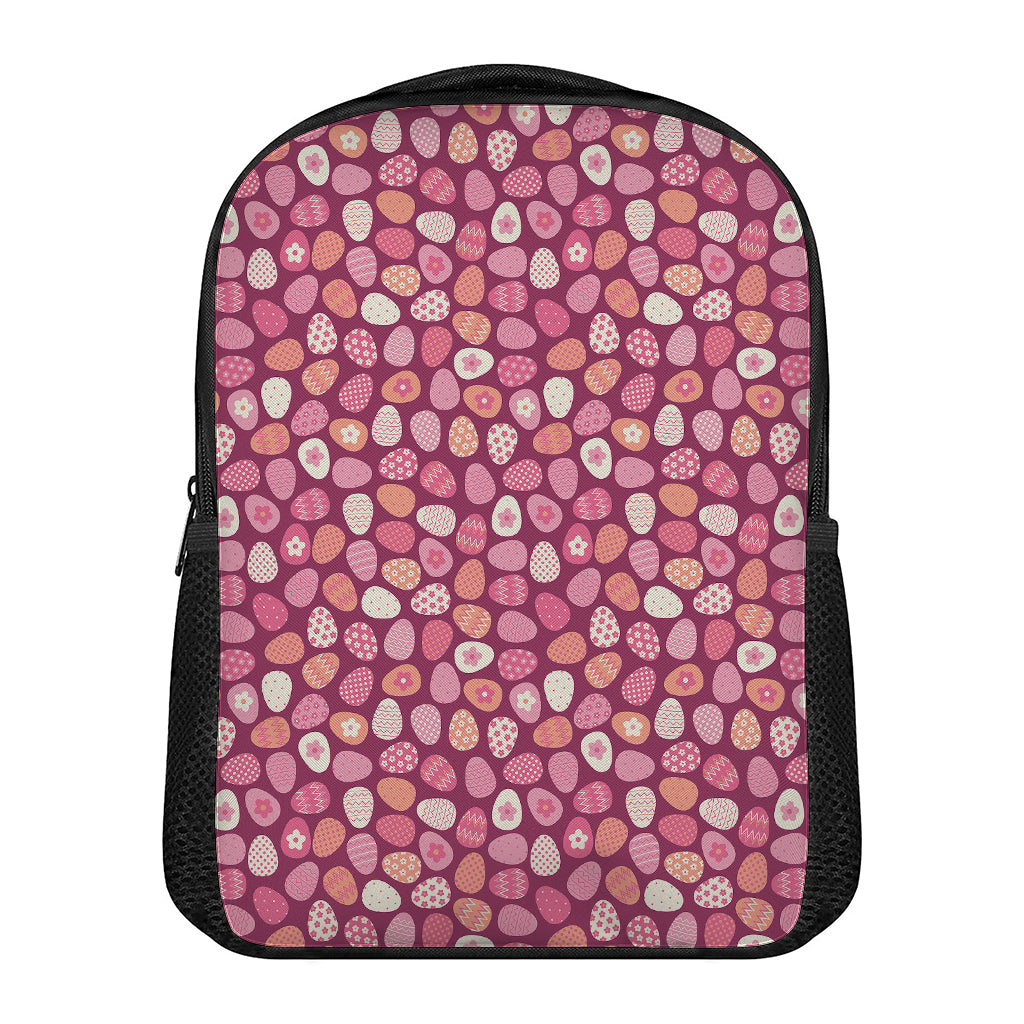 Cute Easter Eggs Pattern Print Casual Backpack