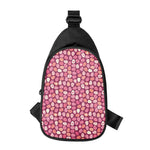 Cute Easter Eggs Pattern Print Chest Bag