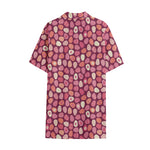 Cute Easter Eggs Pattern Print Cotton Hawaiian Shirt