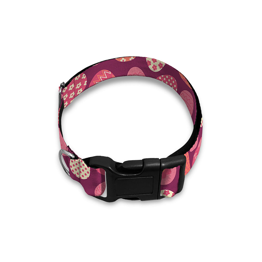 Cute Easter Eggs Pattern Print Dog Collar