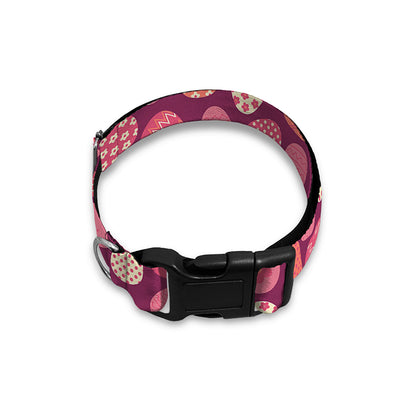 Cute Easter Eggs Pattern Print Dog Collar