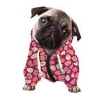 Cute Easter Eggs Pattern Print Dog Zip Up Hoodie