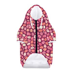 Cute Easter Eggs Pattern Print Dog Zip Up Hoodie