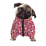 Cute Easter Eggs Pattern Print Dog Zip Up Jacket