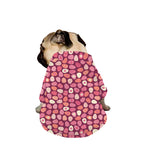 Cute Easter Eggs Pattern Print Dog Zip Up Jacket
