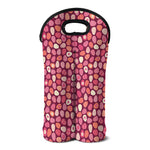 Cute Easter Eggs Pattern Print Double Neoprene Wine Tote