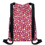 Cute Easter Eggs Pattern Print Drawstring Backpack