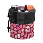 Cute Easter Eggs Pattern Print Drawstring Makeup Bag