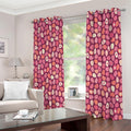 Cute Easter Eggs Pattern Print Extra Wide Grommet Curtains