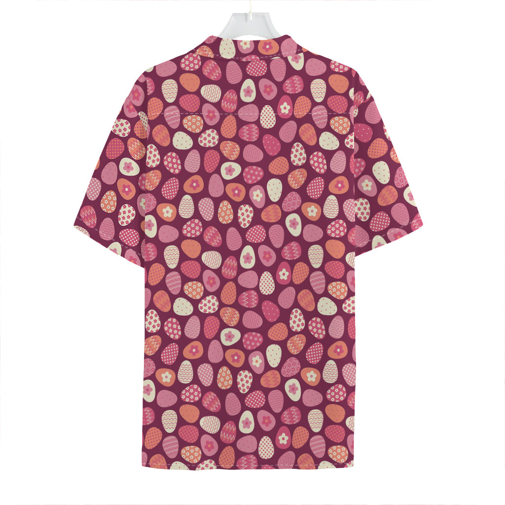 Cute Easter Eggs Pattern Print Hawaiian Shirt