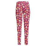 Cute Easter Eggs Pattern Print High-Waisted Pocket Leggings